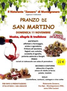 pranzo di san martino 2018